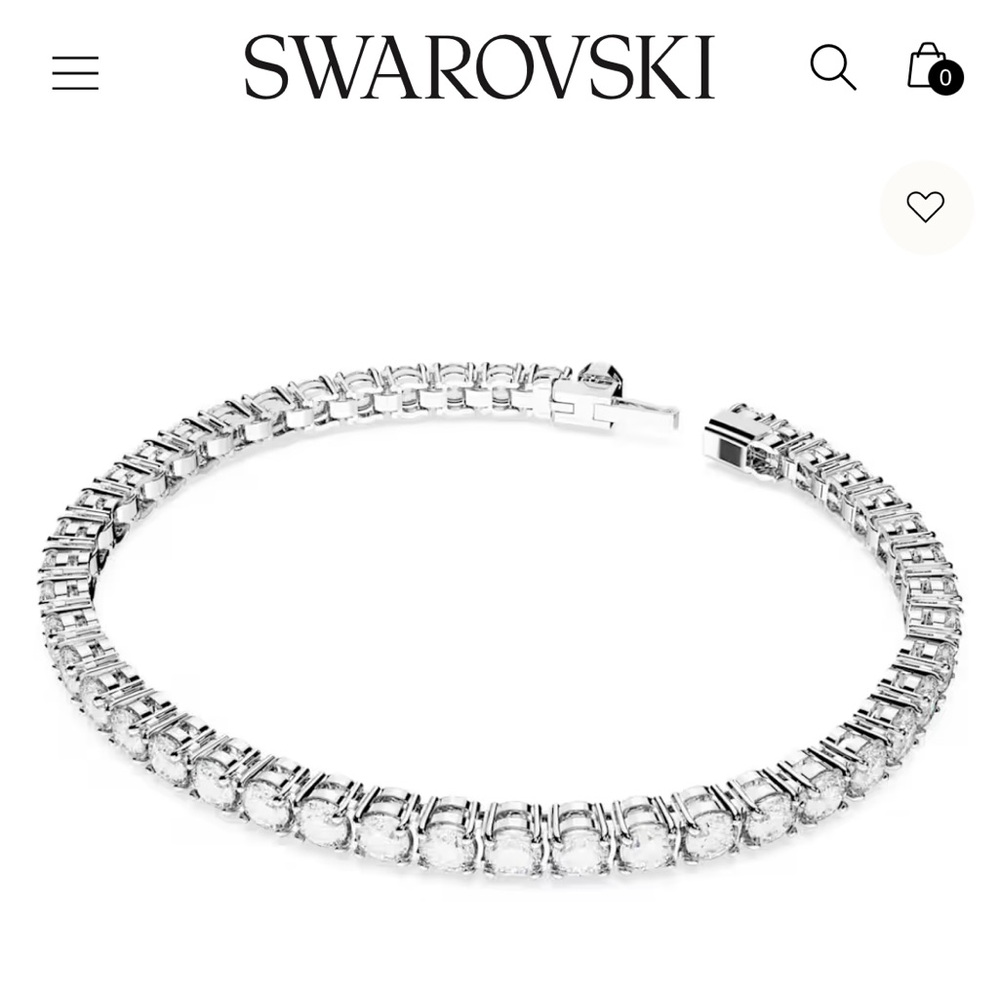 NEW! SWAROVSKI MATRIX TENNIS BRACELET nwt/ brand new in the box